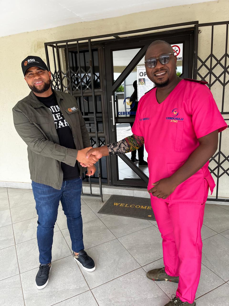 Partnership Launch - CEO with clinic representatives